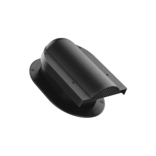 Flachlüfter für Flachdächer - Falzbleche Trapezbleche Pappe Bitumenschindel (RAL9005 (Schwarz)) von KAUFDACH Alles für dein Dach