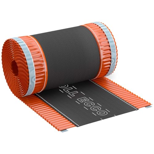 KAUFDACH® ROLL ECCO Firstband 5lfm Firstrolle Dachfirst Gratrolle Dachfirst RAL8004 (Ziegelrot) (Firstband - Breite 240 mm) von KAUFDACH Alles für dein Dach