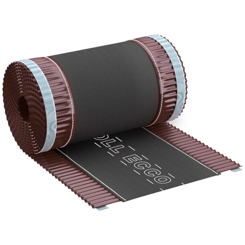 KAUFDACH® ROLL ECCO Firstband 5lfm Firstrolle Dachfirst Gratrolle Dachfirst RAL8015 (Kastanienbraun) (Firstband - Breite 310 mm) von KAUFDACH Alles für dein Dach
