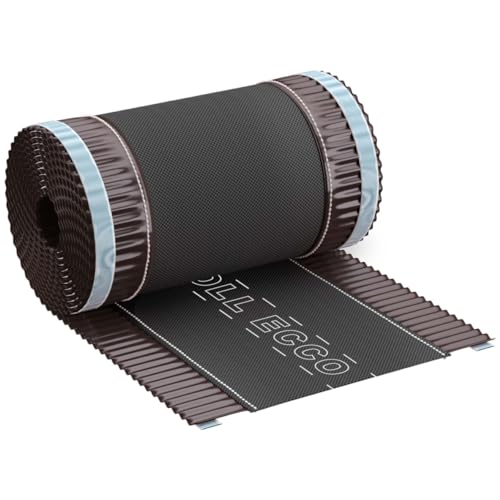 KAUFDACH® ROLL ECCO Firstband 5lfm Firstrolle Dachfirst Gratrolle Dachfirst RAL8017 (Braun) (Firstband - Breite 240 mm) von KAUFDACH Alles für dein Dach