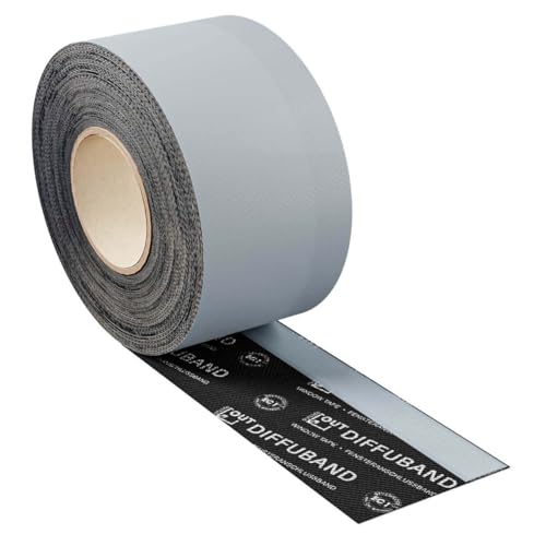 KAUFDAS Eurovent® DIFFUBAND SK2 Fensterband Fensteranschlussband Dichtband Fenster Außen wie RAL Montage Schwarz von KAUFDAS