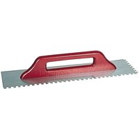 Kaufmann - Aufziehglätte (Schweizerglätte) 500 x 130 mm rostfrei Zahnung 8 x 8 mm von KAUFMANN