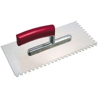 Kaufmann - Glättkelle 280x130mm - Zahnspachtel 6x6mm zweiseitig, Metall rostfrei Kaufmann - Glättkelle 280x130mm - Zahnspachtel 6x6mm zweiseitig, Metall rostfrei von KAUFMANN