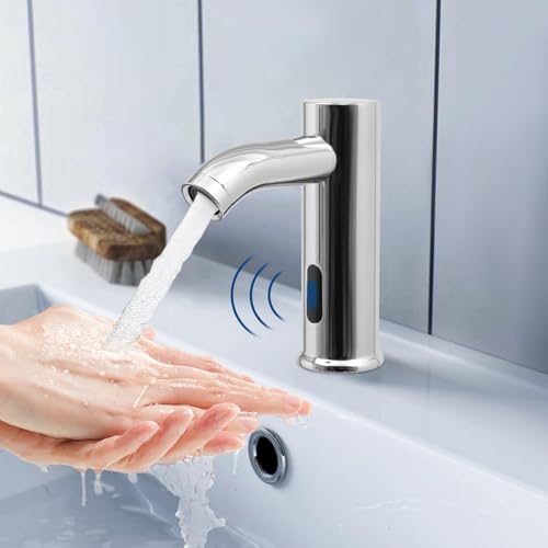 Infrarot Sensor Wasserhahn, Automatischer Sensor-Küchenarmatur Berührungsloser Spülbeckenarmatur für Wohnungen Restaurants Einkaufszentren Schulen Infrarot Sensor Wasserhahn, Automatischer Sensor-Küchenarmatur Berührungsloser Spülbeckenarmatur für Wohnungen Restaurants Einkaufszentren Schulen von KAUITOPU