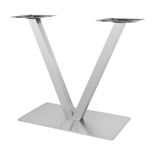 KAUITOPU Edelstahl Möbelbein, Tischfüße V Untergestell für DIY Sitzbank Schreibtisch Couchtisch 70 * 40 * 70cm von KAUITOPU