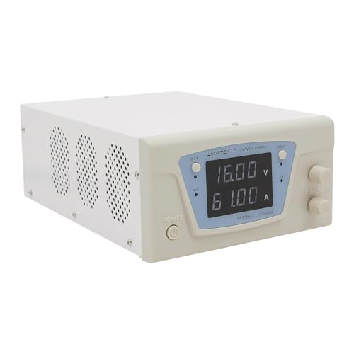 Labornetzgerät 0-15V 0-60A, Einstellbares DC-Netzgerät mit LED-Anzeige für Produktionslinien Wartung Schule Experimente Computer-Wartung von KAUITOPU