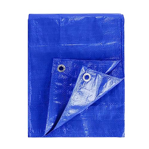 KAV 1,80 x 2,40 m, blau, wasserdichte Abdeckplane, Tarp, Abdeckplane für Gartenmöbel, Camping, Dach, Wohnwagen, Baustelle, Bodenplane mit Ösen, 120 g/m² KAV 1,80 x 2,40 m, blau, wasserdichte Abdeckplane, Tarp, Abdeckplane für Gartenmöbel, Camping, Dach, Wohnwagen, Baustelle, Bodenplane mit Ösen, 120 g/m² von KAV