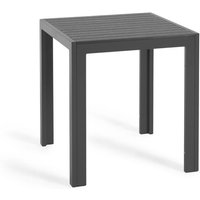 Sirley Gartentisch aus Aluminium schwarz 70 x 70 cm - Kave Home von KAVE HOME