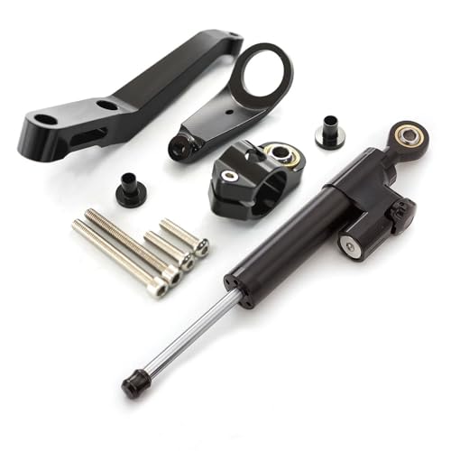 KAVSY Motorrad Lenkungsdämpfer Für H&ONDA CBR954RR CBR954 RR CBR 954RR Motorrad Dämpfer Halterung Unterstützung Kit Lenkung Dämpfer Stabilisator(Damper n Bracket A) von KAVSY