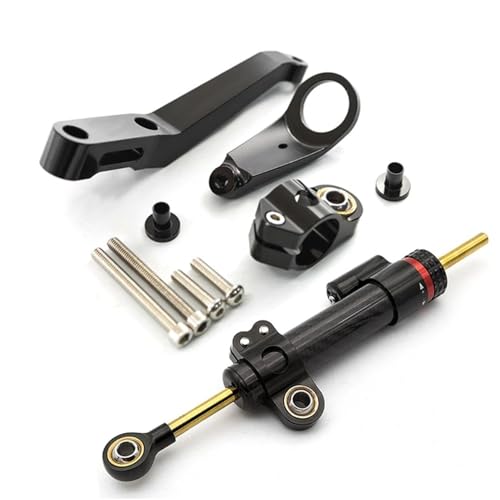 KAVSY Motorrad Lenkungsdämpfer Für H&ONDA CBR954RR CBR954 RR CBR 954RR Motorrad Dämpfer Halterung Unterstützung Kit Lenkung Dämpfer Stabilisator(Damper n Bracket D) von KAVSY