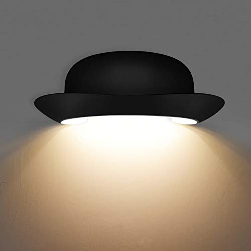 KAWELL Kreativ 12W Modern Wandlampe LED Wandleuchte Wasserdicht IP65 Aluminium Wandbeleuchtung Innen Außen für Badezimmer Treppen Veranda Flur Schlafzimmer Korridor Wohnzimmer, Schwarz 3000K KAWELL Kreativ 12W Modern Wandlampe LED Wandleuchte Wasserdicht IP65 Aluminium Wandbeleuchtung Innen Außen für Badezimmer Treppen Veranda Flur Schlafzimmer Korridor Wohnzimmer, Schwarz 3000K von KAWELL