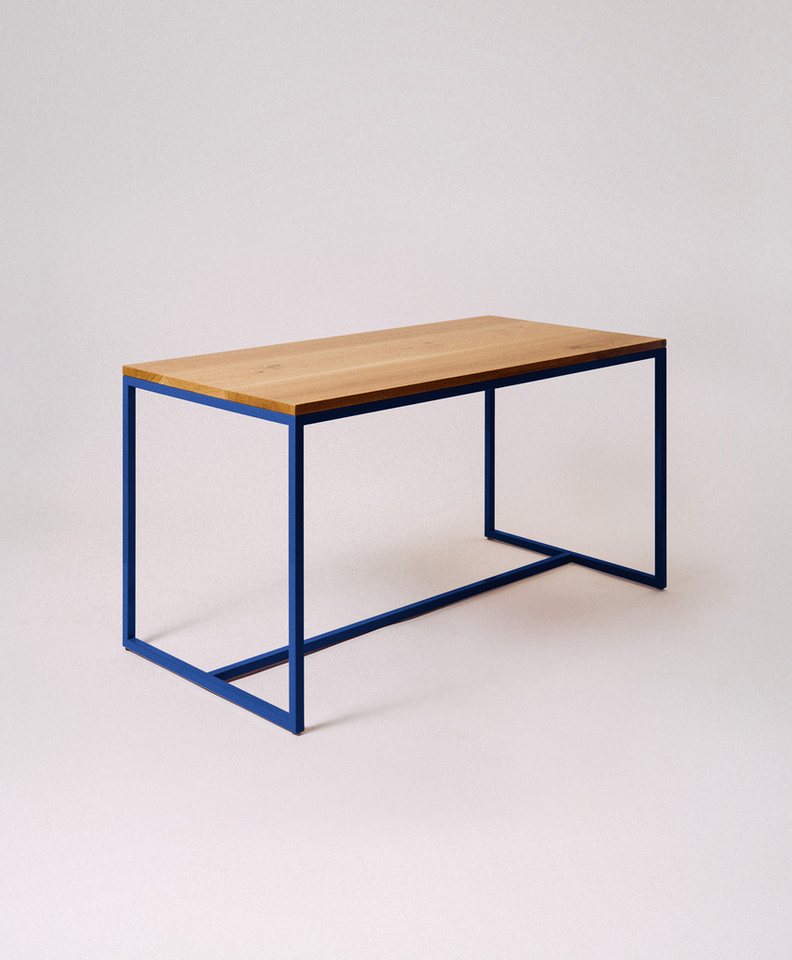 KAWENTSMANN Esstisch TALON Massivholztisch mit pulverbeschichtetem Stahlgestell (Tisch), aus massiver Eiche, mit Stahlgestell, Made in Germany, RAL-Farben von KAWENTSMANN