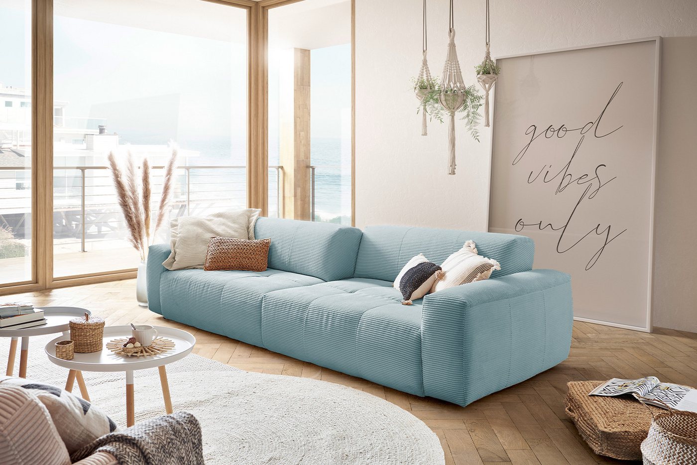 KAWOLA 3-Sitzer PALACE, Big Sofa Couch mit Sitztiefenverstellung Cord 298x120 cm KAWOLA 3-Sitzer PALACE, Big Sofa Couch mit Sitztiefenverstellung Cord 298x120 cm von KAWOLA