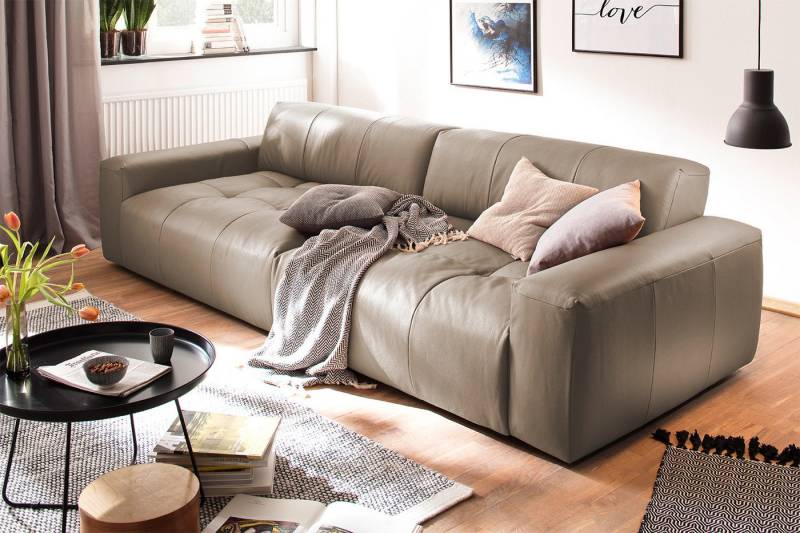 KAWOLA 3-Sitzer PALACE, Big Sofa Couch mit Sitztiefenverstellung Leder 298x120 cm KAWOLA 3-Sitzer PALACE, Big Sofa Couch mit Sitztiefenverstellung Leder 298x120 cm von KAWOLA