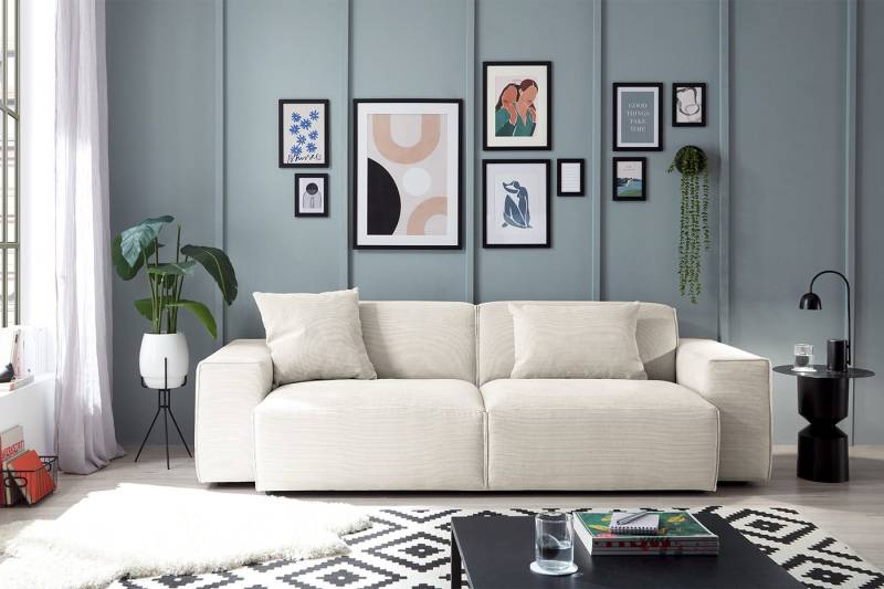 KAWOLA 3-Sitzer RANI, Sofa Couch Feincord verschiedene Farben 256x101 cm KAWOLA 3-Sitzer RANI, Sofa Couch Feincord verschiedene Farben 256x101 cm von KAWOLA