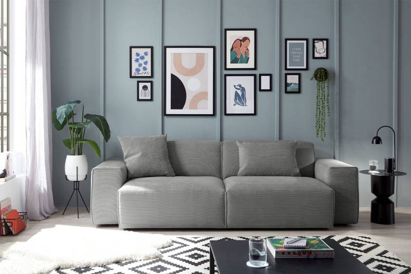 KAWOLA 3-Sitzer RANI, Sofa Couch Feincord verschiedene Farben 256x101 cm KAWOLA 3-Sitzer RANI, Sofa Couch Feincord verschiedene Farben 256x101 cm von KAWOLA