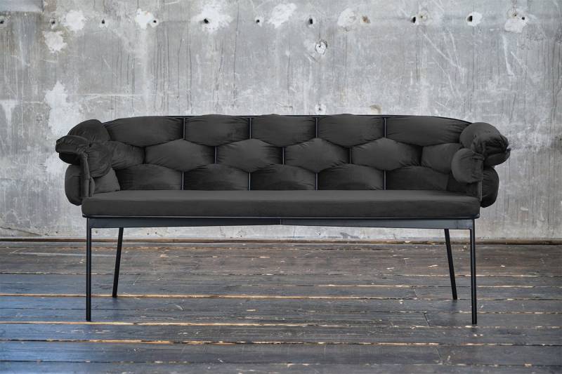 KAWOLA Bank MONTY, Sitzbank Velvet verschiedene Farben KAWOLA Bank MONTY, Sitzbank Velvet verschiedene Farben von KAWOLA