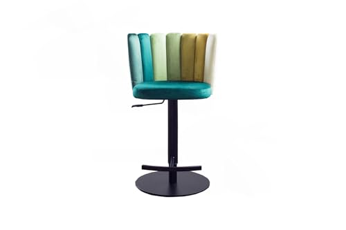 KAWOLA Barhocker JADA höhenverstellbar und drehbar, Barhocker Design mit Samtbezug und Rückenlehne, Moderner Thekenhocker für die Küche und Bar, Ergonomisch und verstellbar bis 109cm KAWOLA Barhocker JADA höhenverstellbar und drehbar, Barhocker Design mit Samtbezug und Rückenlehne, Moderner Thekenhocker für die Küche und Bar, Ergonomisch und verstellbar bis 109cm von KAWOLA