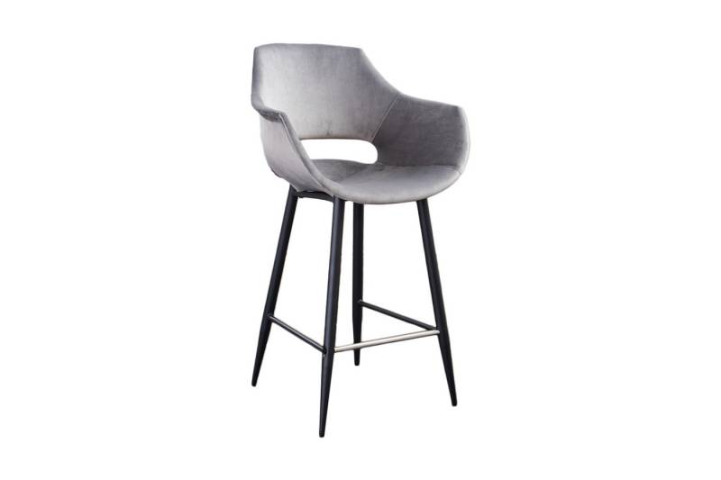 KAWOLA Barhocker ZAJA, Velvet Barstuhl Sitzhöhe 76 cm verschiedene Farben von KAWOLA