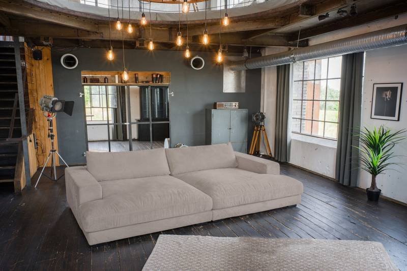 KAWOLA Big-Sofa MADELINE Riesen Cordsofa - Entspannung pur - Modernes Wohnen, XXL Couch mit Cord Bezug – Maximaler Komfort, Top Design von KAWOLA