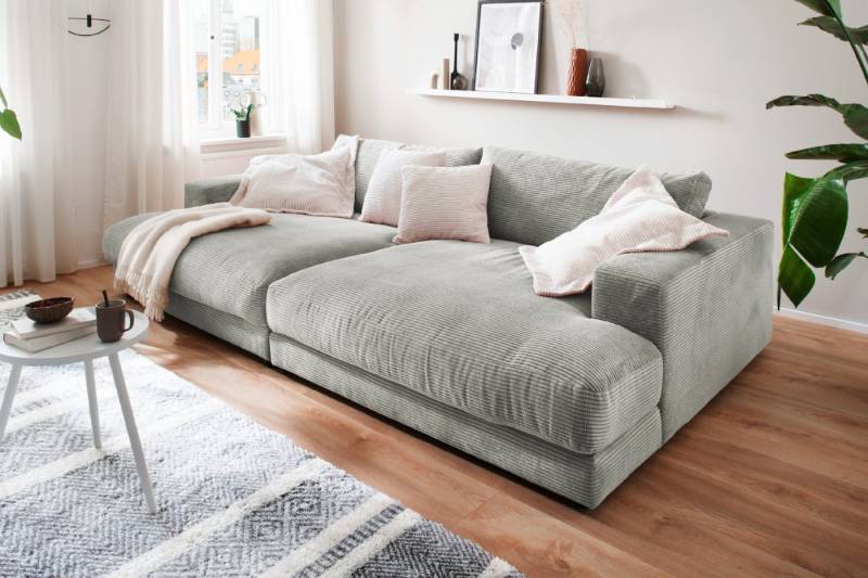 KAWOLA Big-Sofa MADELINE, Couch Stoff oder Cord verschiedene Ausführungen von KAWOLA