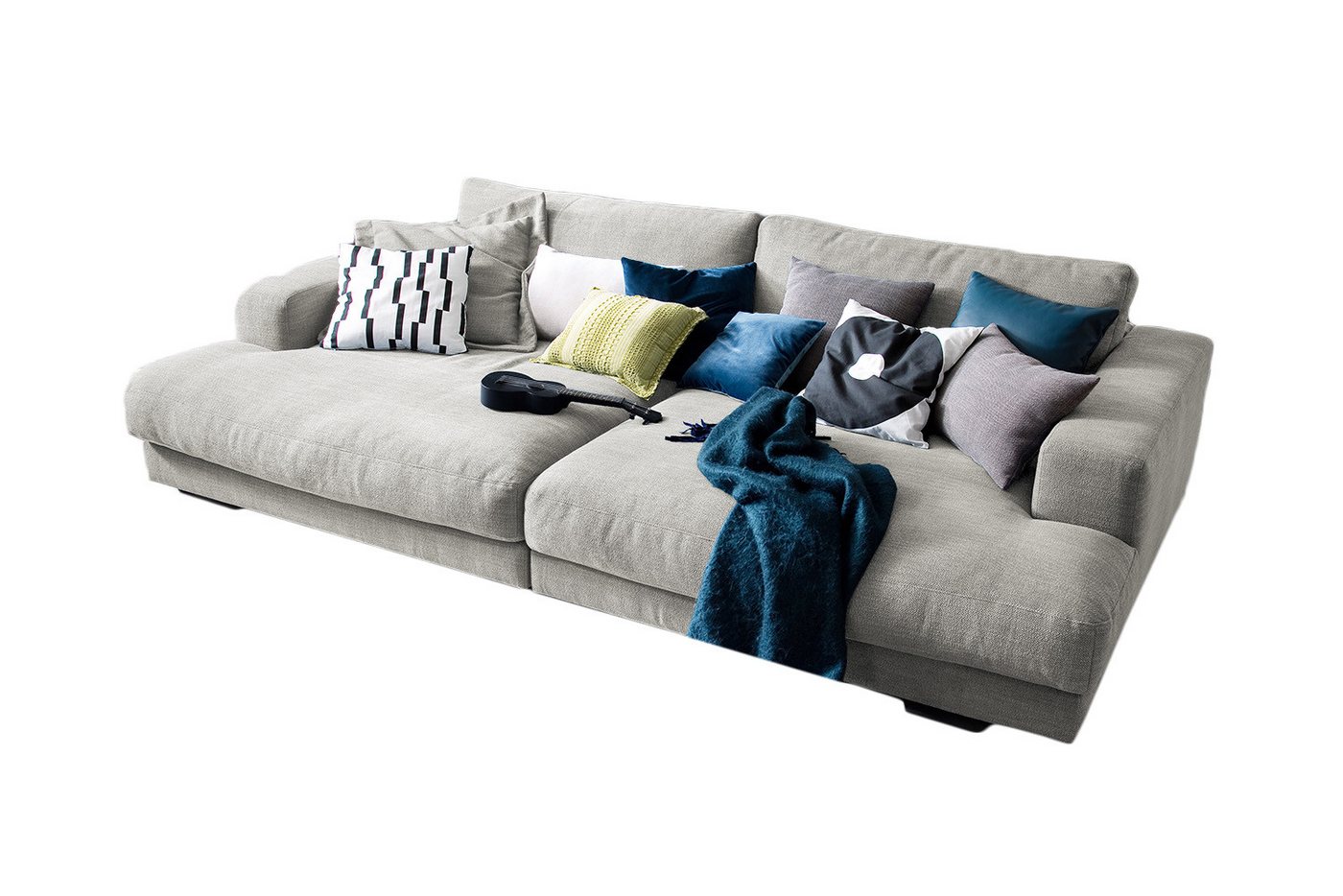 KAWOLA Big-Sofa MADELINE, Stoff od. Cord, versch. Tiefen und versch. Farben von KAWOLA