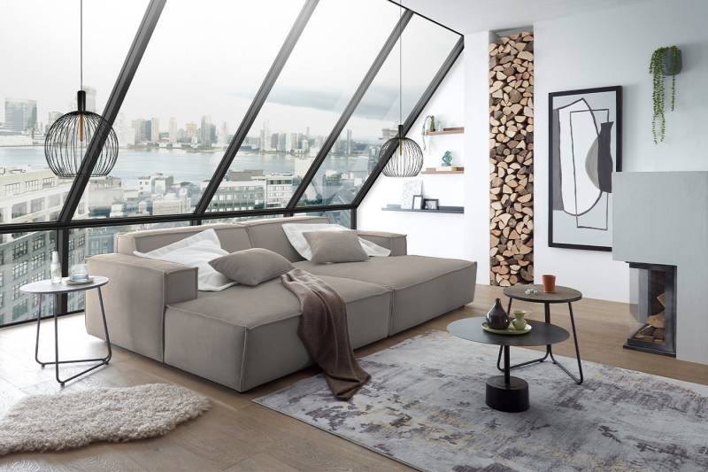KAWOLA Big-Sofa SAMU, Couch Feincord verschiedene Farben 256x168 cm KAWOLA Big-Sofa SAMU, Couch Feincord verschiedene Farben 256x168 cm von KAWOLA