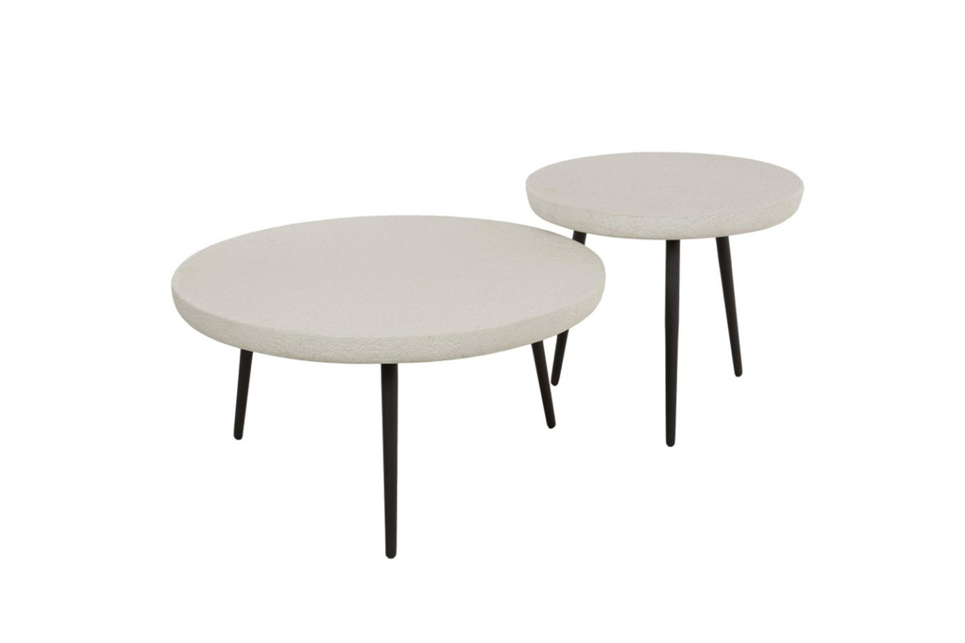 KAWOLA Couchtisch BRAZOS (Set, 2-St), Marmor weiß von KAWOLA