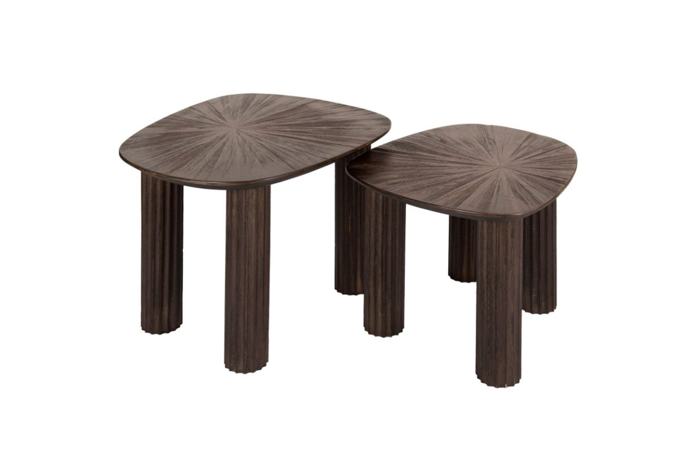 KAWOLA Couchtisch (Set, 2-St), Teakholz braun viereckig von KAWOLA