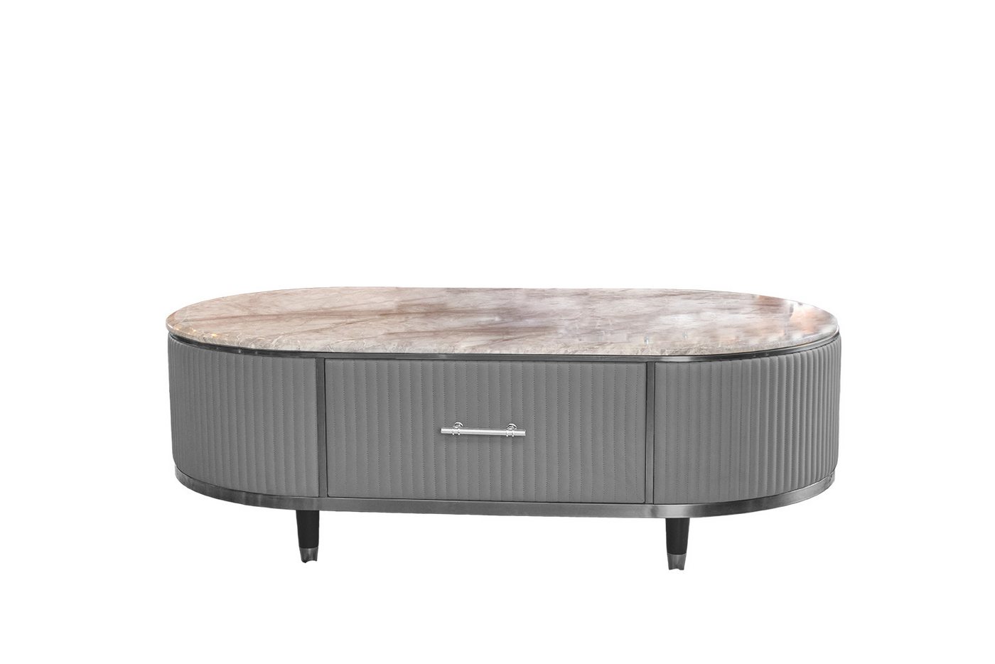 KAWOLA Couchtisch MARIA, Marmorplatte Kunstleder verschiedene Farben KAWOLA Couchtisch MARIA, Marmorplatte Kunstleder verschiedene Farben von KAWOLA