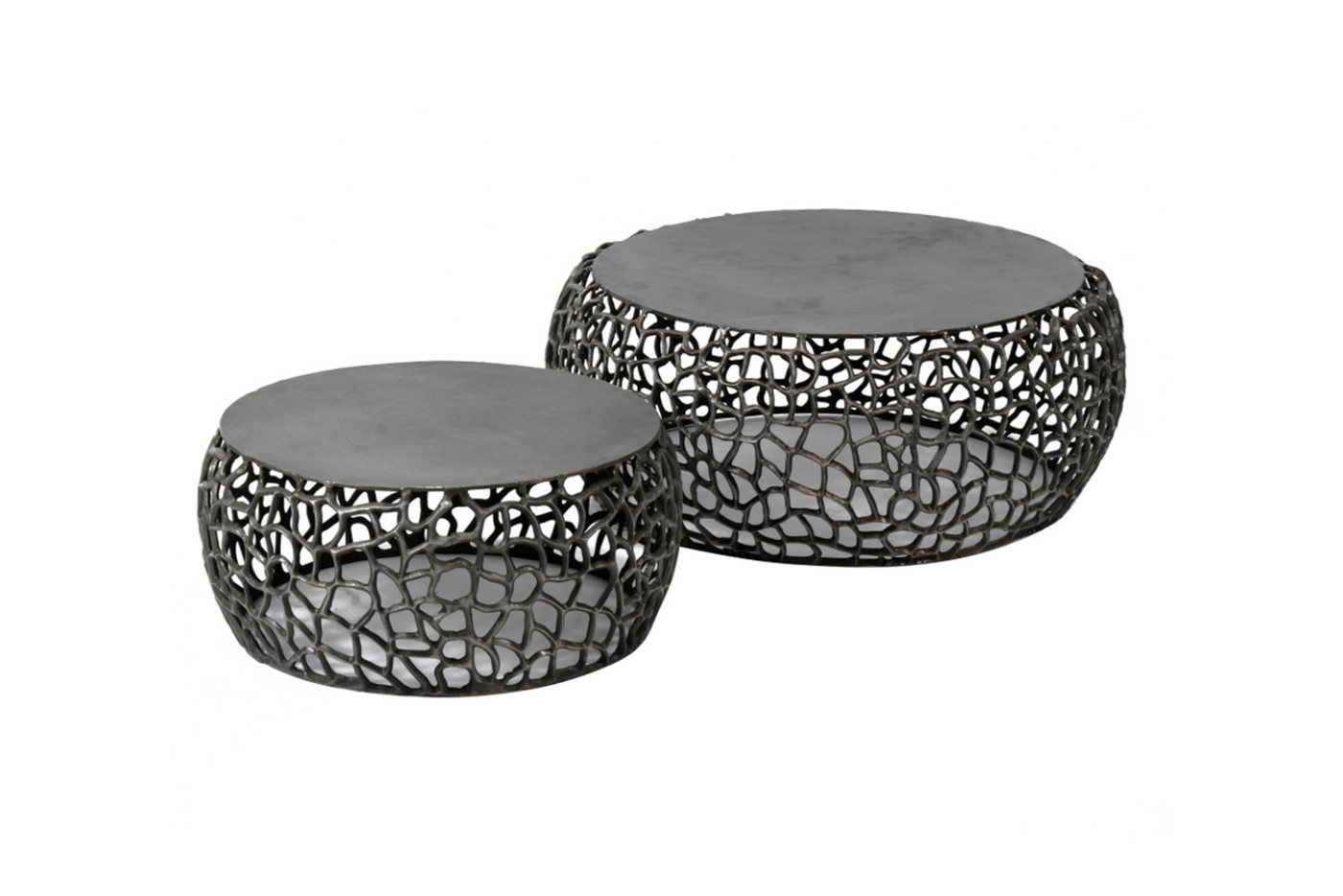 KAWOLA Couchtisch SONO (Set, 2-St), Metall schwarz von KAWOLA