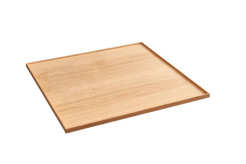 KAWOLA Dekoobjekt MADELINE, Holztablett Eiche für Hocker verschiedene Größen und Farben von KAWOLA
