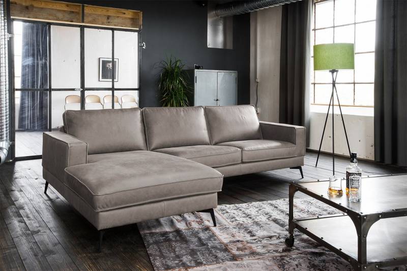 KAWOLA Ecksofa BLOOM, Couch L-Form rechts oder links Leder verschiedene Farben 276x177 cm KAWOLA Ecksofa BLOOM, Couch L-Form rechts oder links Leder verschiedene Farben 276x177 cm von KAWOLA