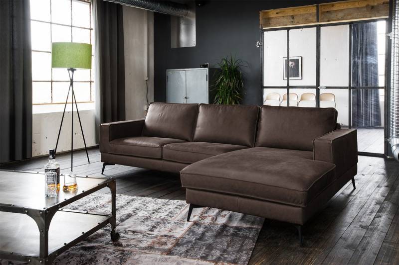 KAWOLA Ecksofa BLOOM, Couch L-Form rechts oder links Leder verschiedene Farben 276x177 cm KAWOLA Ecksofa BLOOM, Couch L-Form rechts oder links Leder verschiedene Farben 276x177 cm von KAWOLA