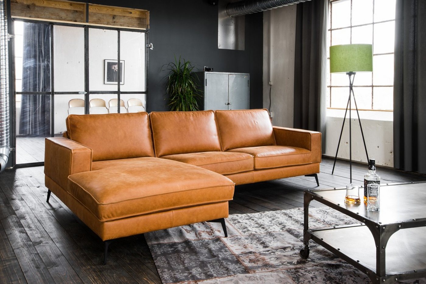 KAWOLA Ecksofa BLOOM, Couch L-Form rechts oder links Leder verschiedene Farben 276x177 cm KAWOLA Ecksofa BLOOM, Couch L-Form rechts oder links Leder verschiedene Farben 276x177 cm von KAWOLA
