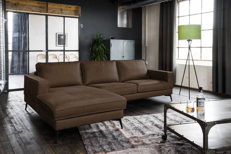 KAWOLA Ecksofa BLOOM, Couch L-Form rechts oder links Leder verschiedene Farben 276x177 cm KAWOLA Ecksofa BLOOM, Couch L-Form rechts oder links Leder verschiedene Farben 276x177 cm von KAWOLA