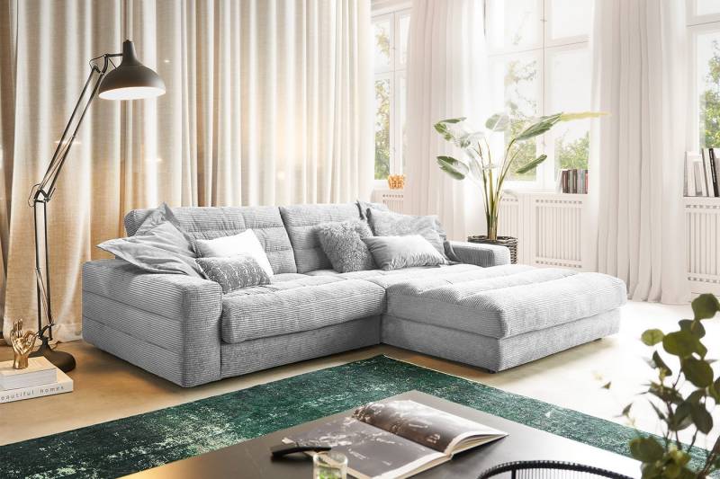 KAWOLA Ecksofa LANA, Couch L-Form rechts oder links versch. Größen und verschiedene Farben von KAWOLA