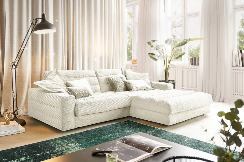 KAWOLA Ecksofa LANA, Couch L-Form rechts oder links versch. Größen und verschiedene Farben von KAWOLA