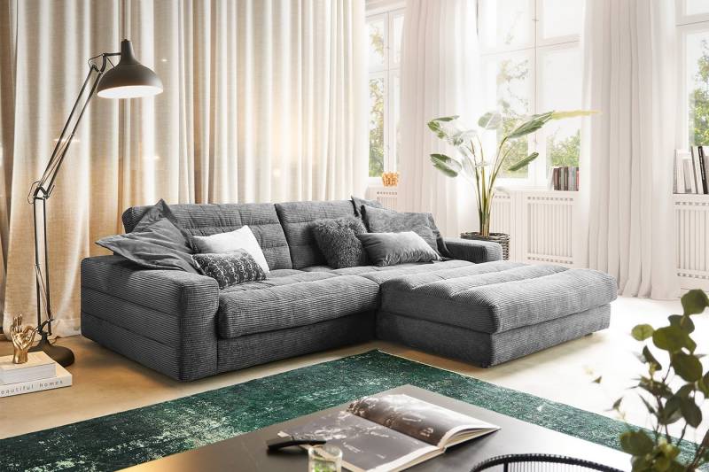 KAWOLA Ecksofa LANA, Couch L-Form rechts oder links versch. Größen und verschiedene Farben von KAWOLA