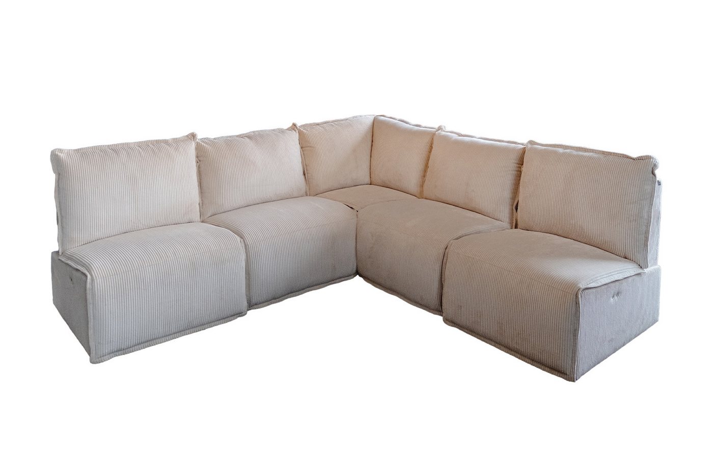 KAWOLA Ecksofa LUNA, mit Relaxfunktion, versch. Bezüge und Farben von KAWOLA