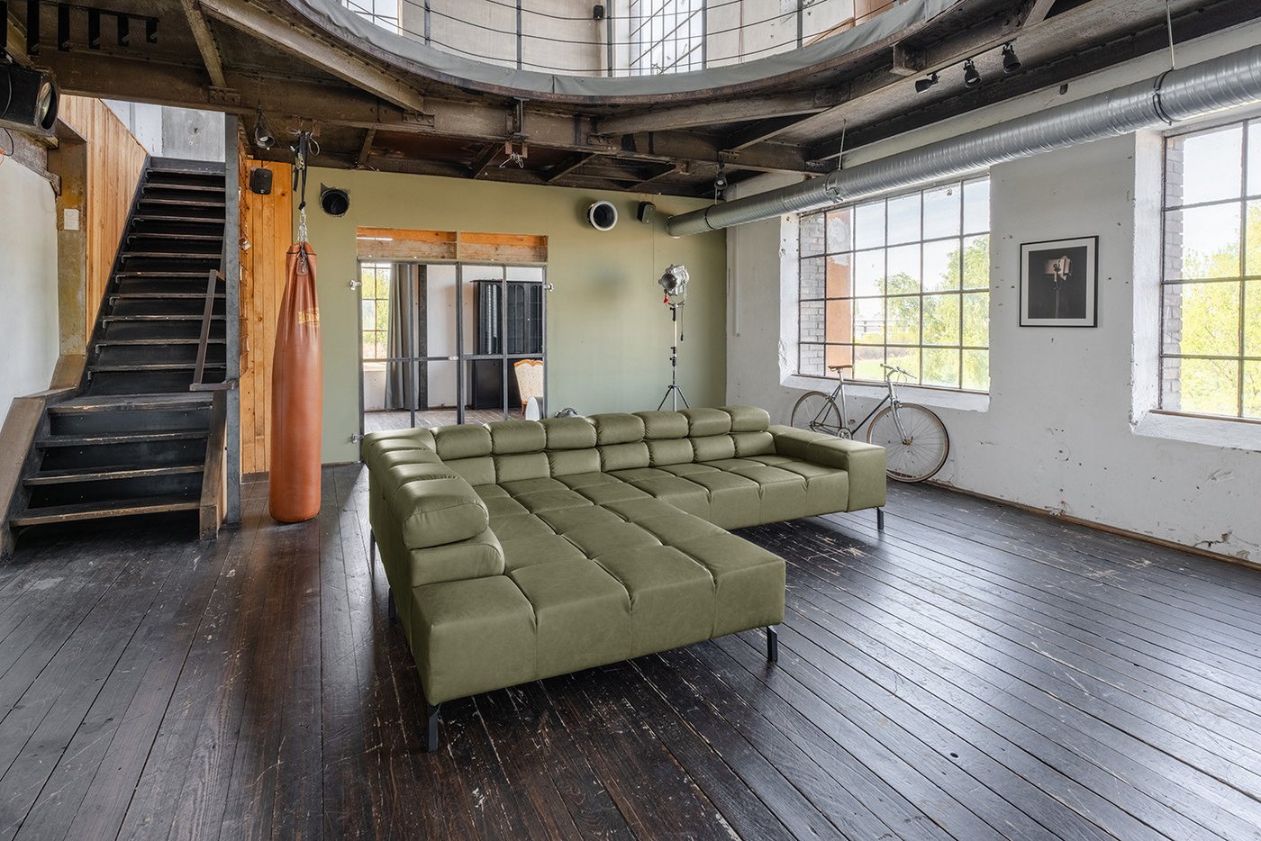 KAWOLA Ecksofa NELSON, L-Form rechts oder links Leder verschiedene Farben 321x216 cm KAWOLA Ecksofa NELSON, L-Form rechts oder links Leder verschiedene Farben 321x216 cm von KAWOLA