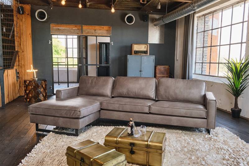 KAWOLA Ecksofa VILNIUS, Couch L-Form mit Longchair rechts oder links Lederfaserstoff KAWOLA Ecksofa VILNIUS, Couch L-Form mit Longchair rechts oder links Lederfaserstoff von KAWOLA