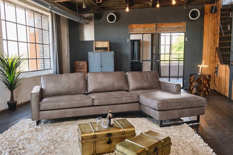 KAWOLA Ecksofa VILNIUS, Couch L-Form mit Longchair rechts oder links Lederfaserstoff KAWOLA Ecksofa VILNIUS, Couch L-Form mit Longchair rechts oder links Lederfaserstoff von KAWOLA