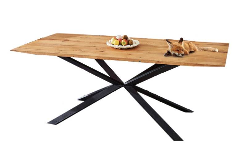 KAWOLA Esstisch YOSHA, Eiche massiv 220x95 cm von KAWOLA