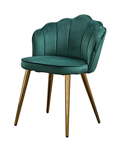 KAWOLA Esszimmer Stuhl Sally - Moderne Esszimmermöbel, Schreibtisch und Schminktisch Stuhl, Velvet Gepolstert Mit Gold Fuß von KAWOLA