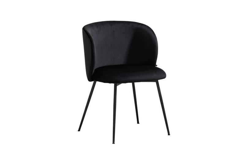 KAWOLA Esszimmerstuhl LENA Bequemer Polsterstuhl - Moderner Designstuhl - Esszimmer (1 St), Velvetbezug. Stahlbeine. Bequemer Sitz. Modernes Design. von KAWOLA