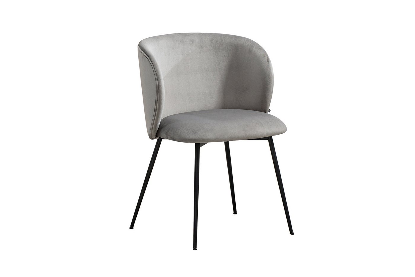 KAWOLA Esszimmerstuhl LENA Bequemer Polsterstuhl - Moderner Designstuhl - Esszimmer (1 St), Velvetbezug. Stahlbeine. Bequemer Sitz. Modernes Design. von KAWOLA