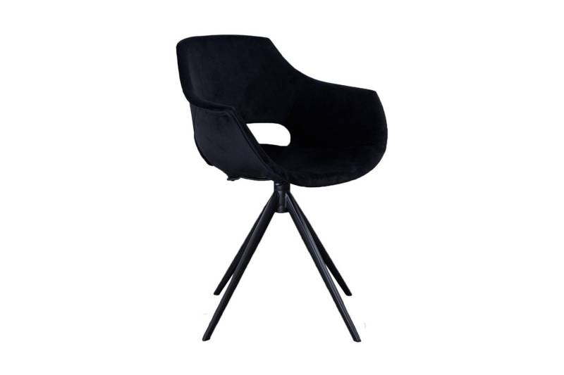 KAWOLA Stuhl ZAJA Samt Drehstuhl - Bequem Speisen - Moderner Esszimmerstuhl (1 St), 360° Drehbar, Samtbezug, Stuhl für Esstisch, Velvet von KAWOLA