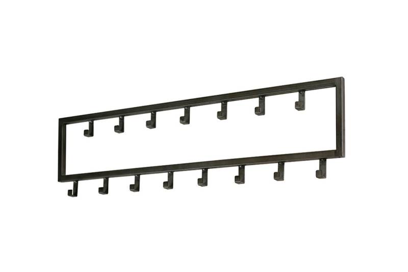 KAWOLA Wandgarderobe LEONOR, Garderobe Metall 15 Haken grau von KAWOLA