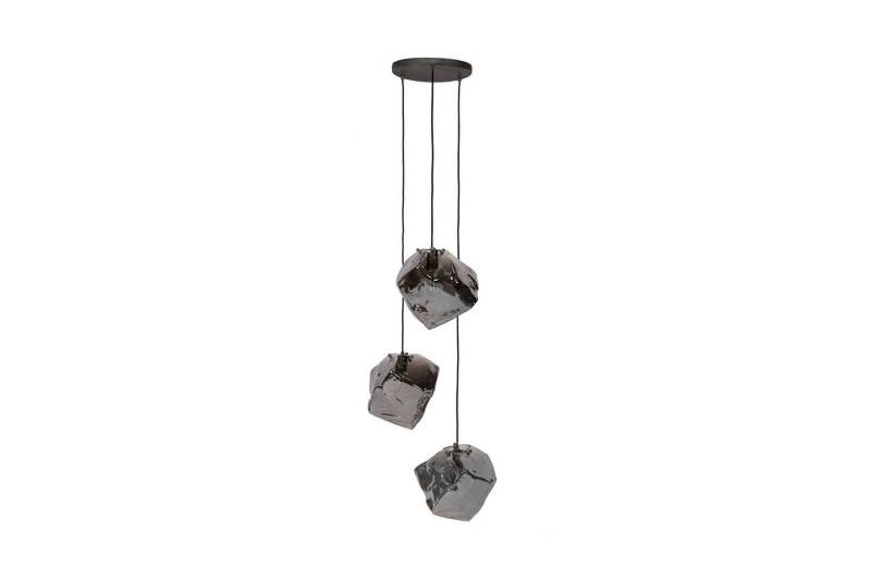 KAWOLA Hängeleuchte EDESSA, Hängelampe Glas silber von KAWOLA